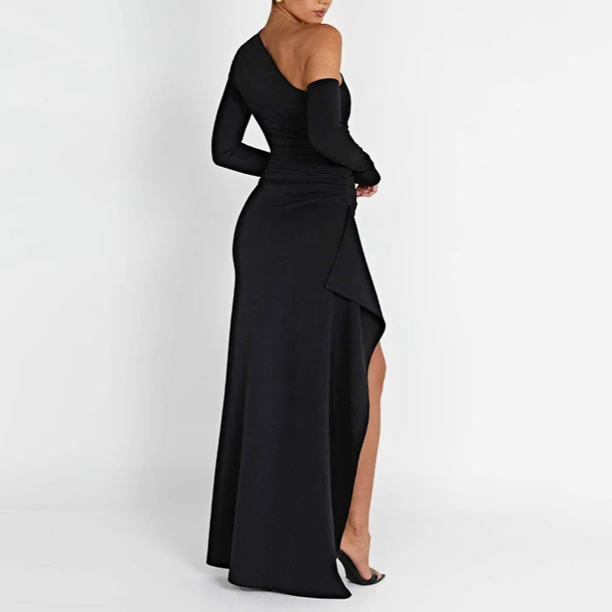 ByCamila Open Shoulder Maxi Dress