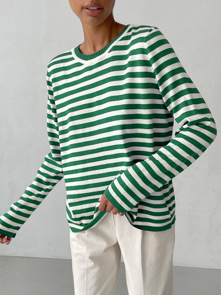 ByCamila Striped Shirt Sweater