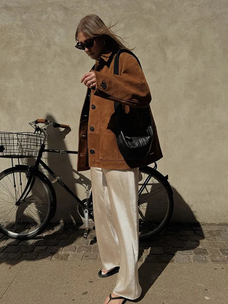 ByCamila Oversized Suede Jacket