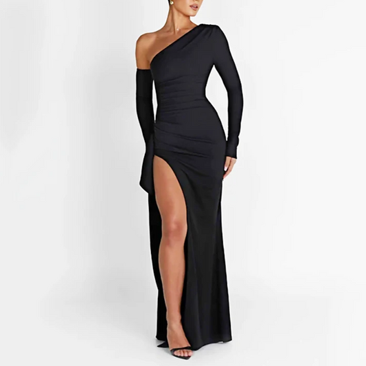ByCamila Open Shoulder Maxi Dress