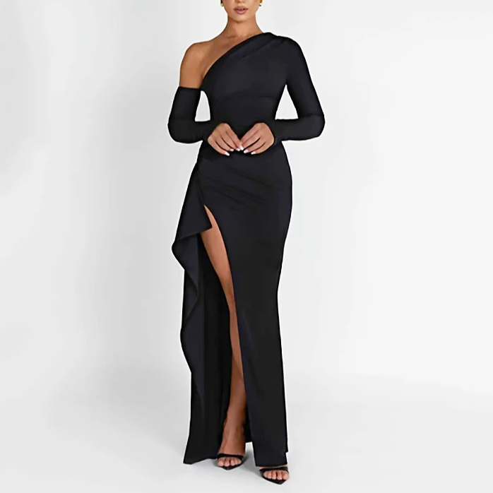 ByCamila Open Shoulder Maxi Dress