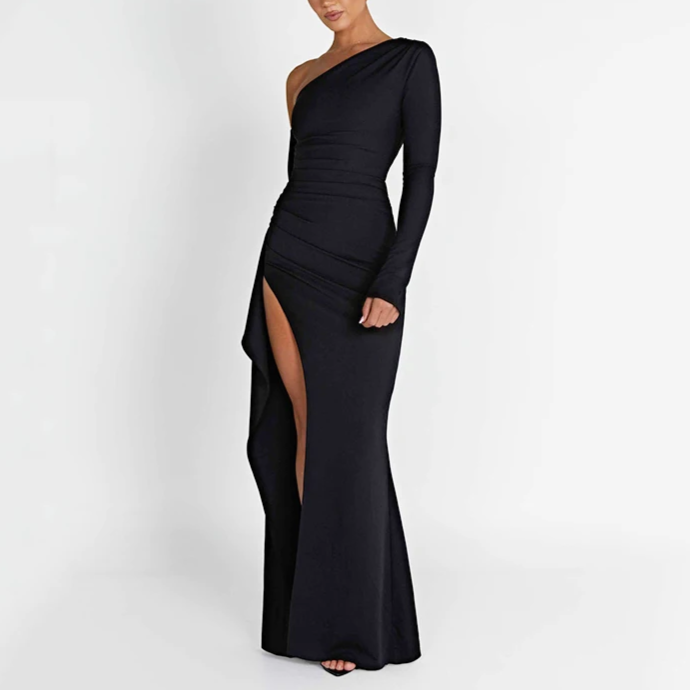 ByCamila Open Shoulder Maxi Dress