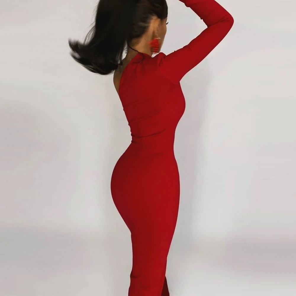 ByCamila Open Shoulder Maxi Dress