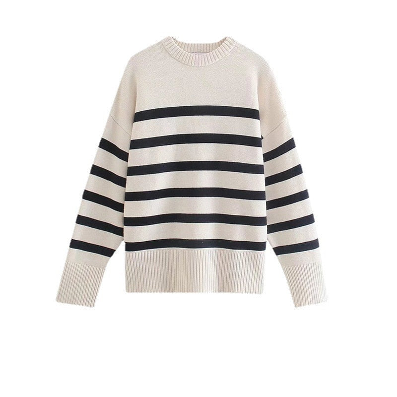 ByCamila Striped Knitted Sweater