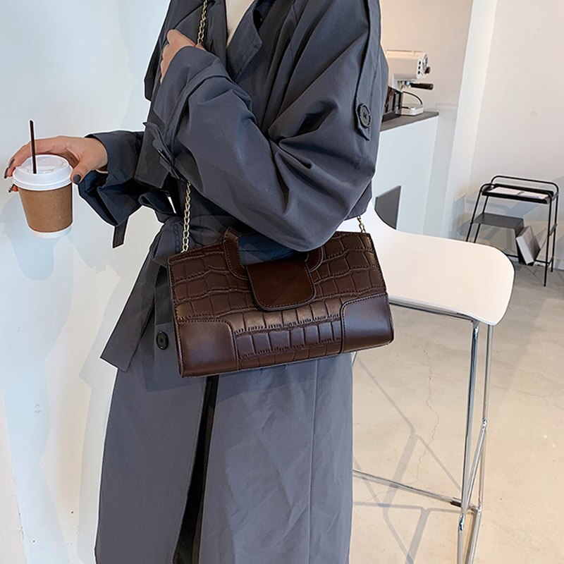 ByCamila Crocodile Leather Handbag