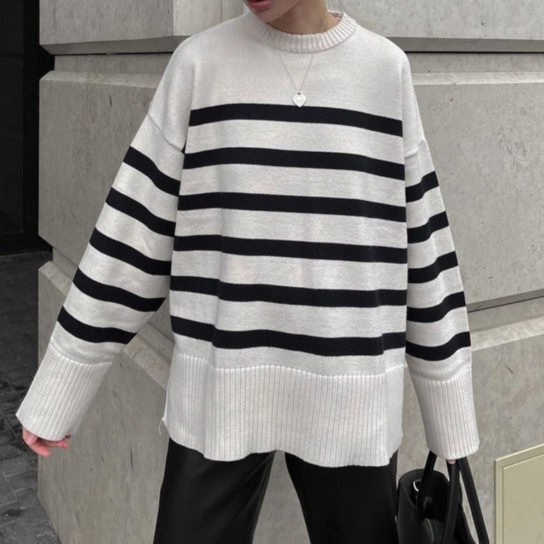 ByCamila Striped Knitted Sweater