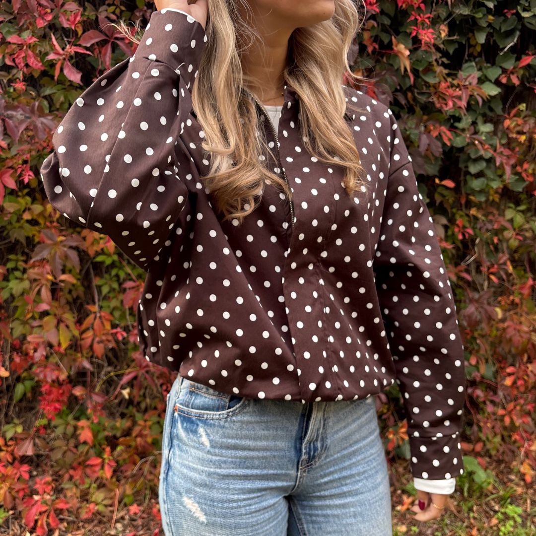 ByCamila Polka Dot Jacket