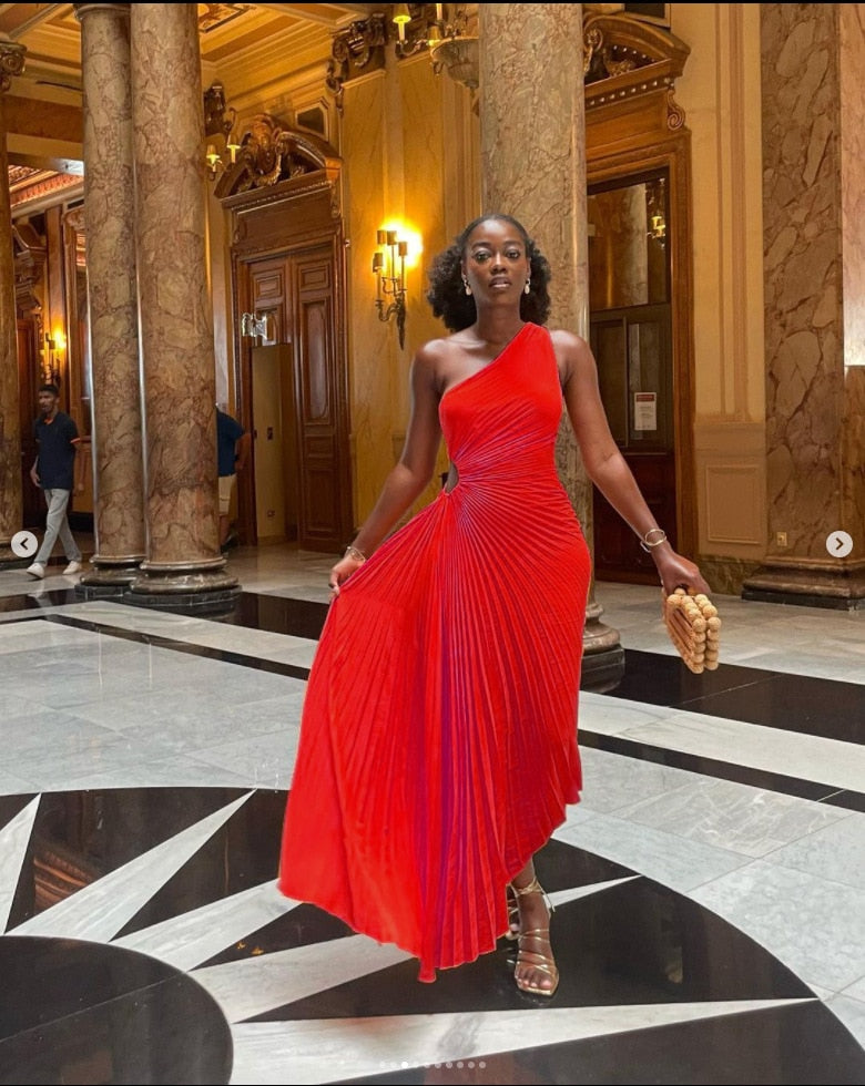 ByCamila Pleated Maxi Dress