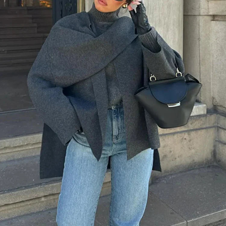 ByCamila Scarf Collar Coat