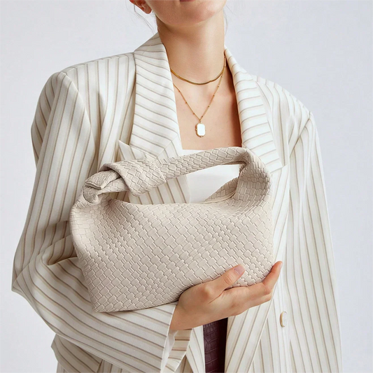 ByCamila Woven Knot Handbag