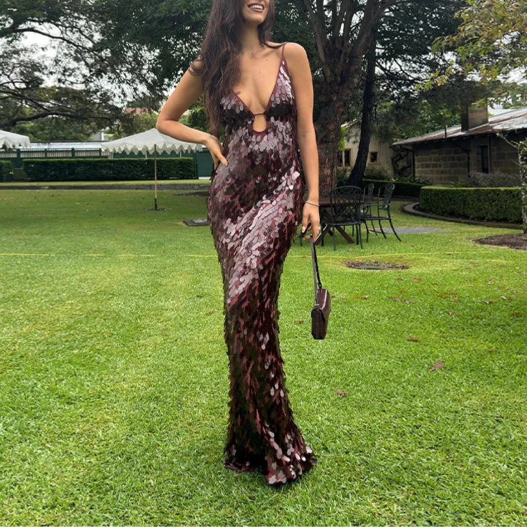ByCamila Sequin Maxi Dress