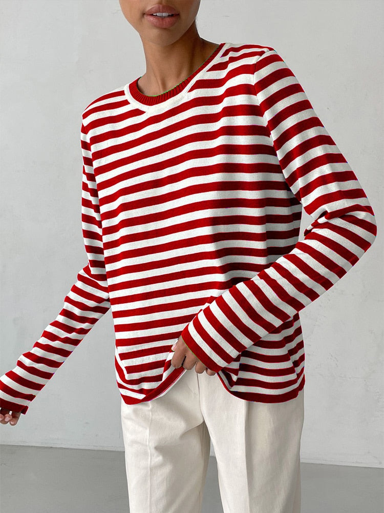 ByCamila Striped Shirt Sweater