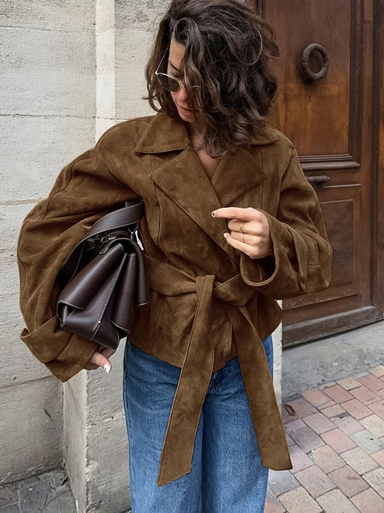 ByCamila Tailored Suede Jacket
