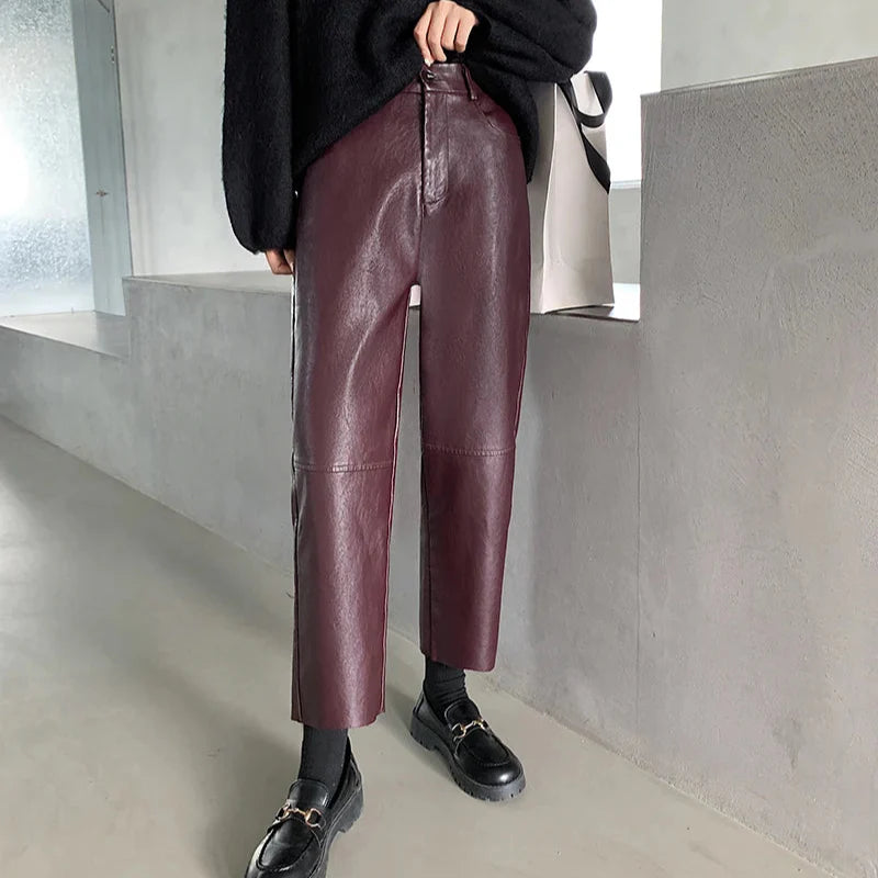 ByCamila Bootcut Leather Pants