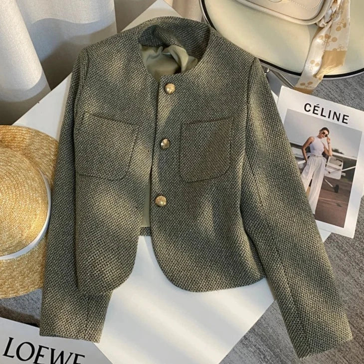 ByCamila Tweed Button Coat