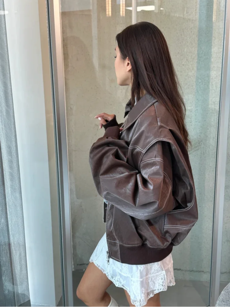 ByCamila Faux Leather Jacket