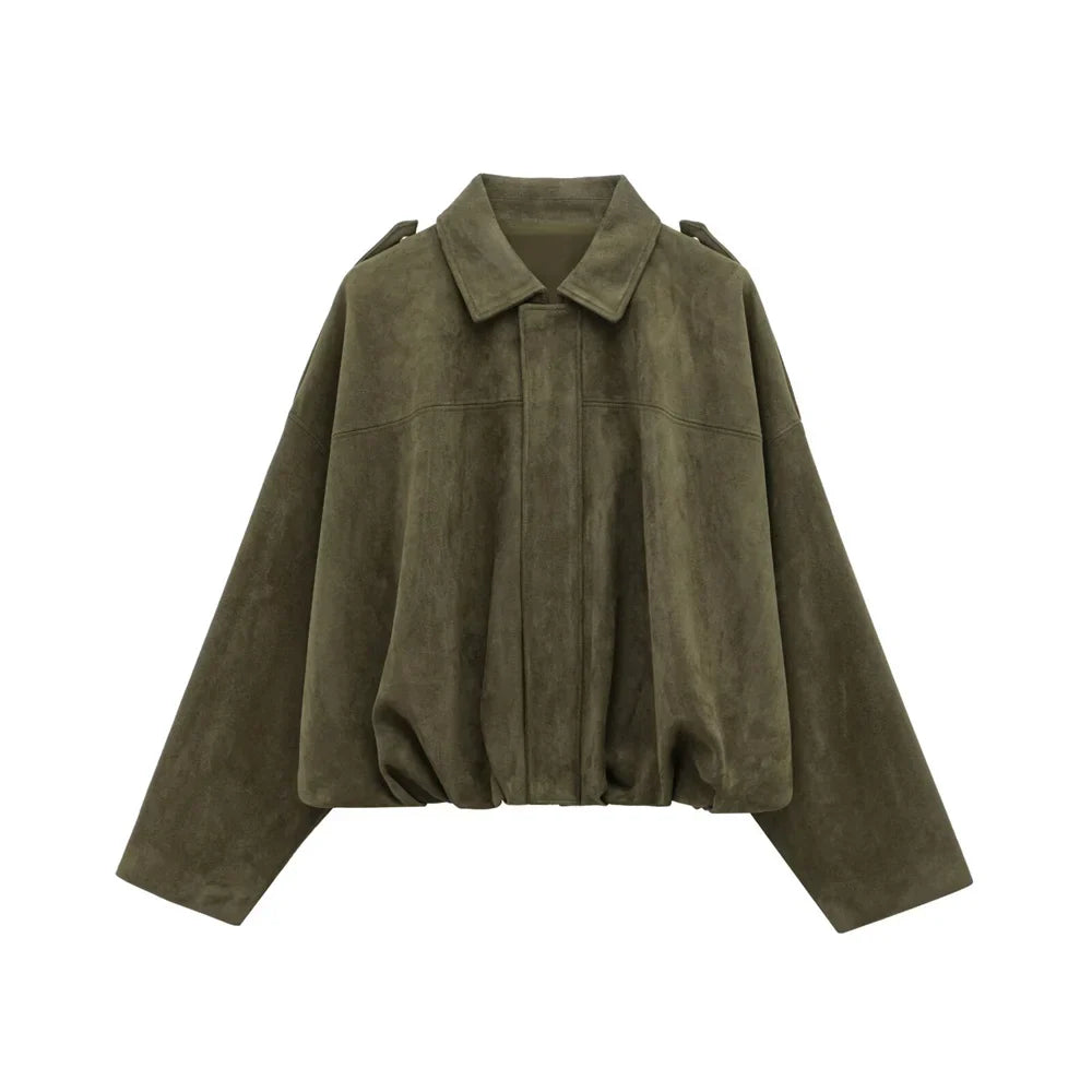 ByCamila Suede Puff Jacket