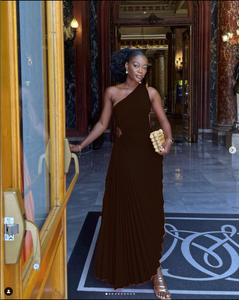 ByCamila Pleated Maxi Dress