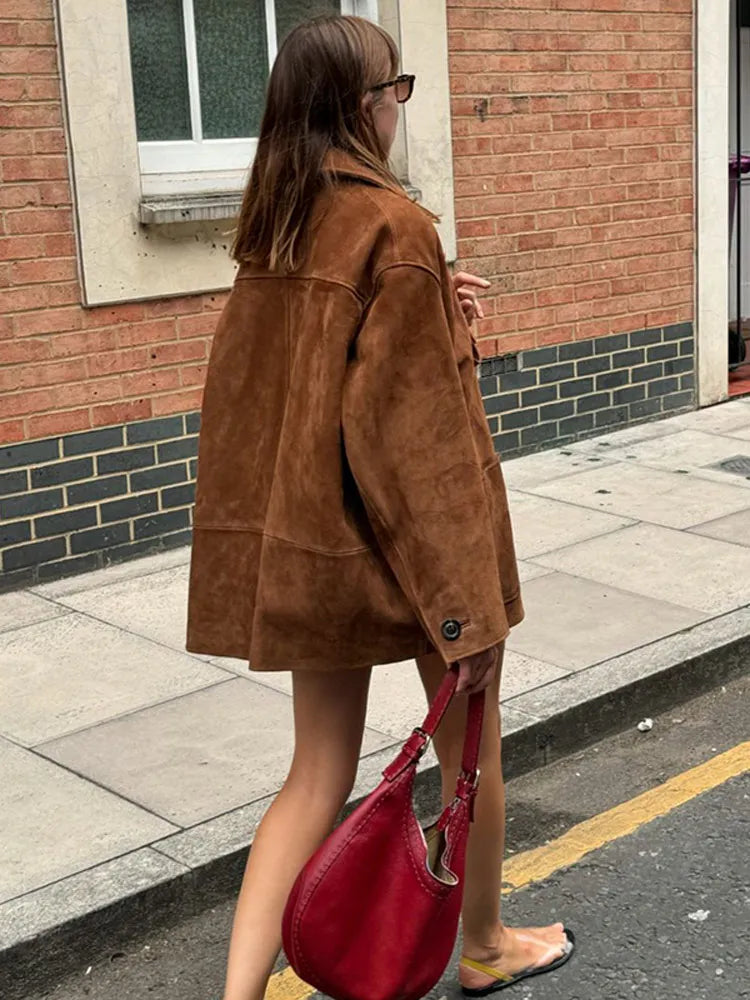 ByCamila Oversized Suede Jacket