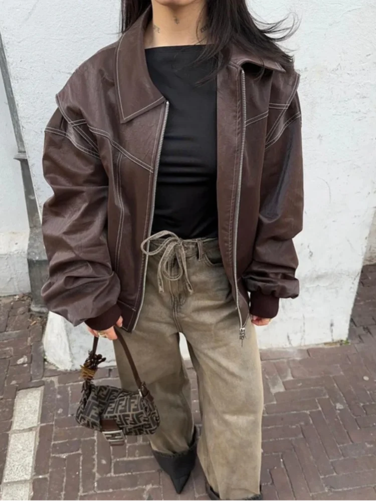 ByCamila Faux Leather Jacket