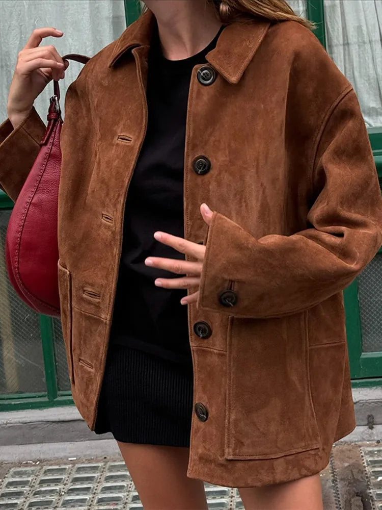 ByCamila Oversized Suede Jacket