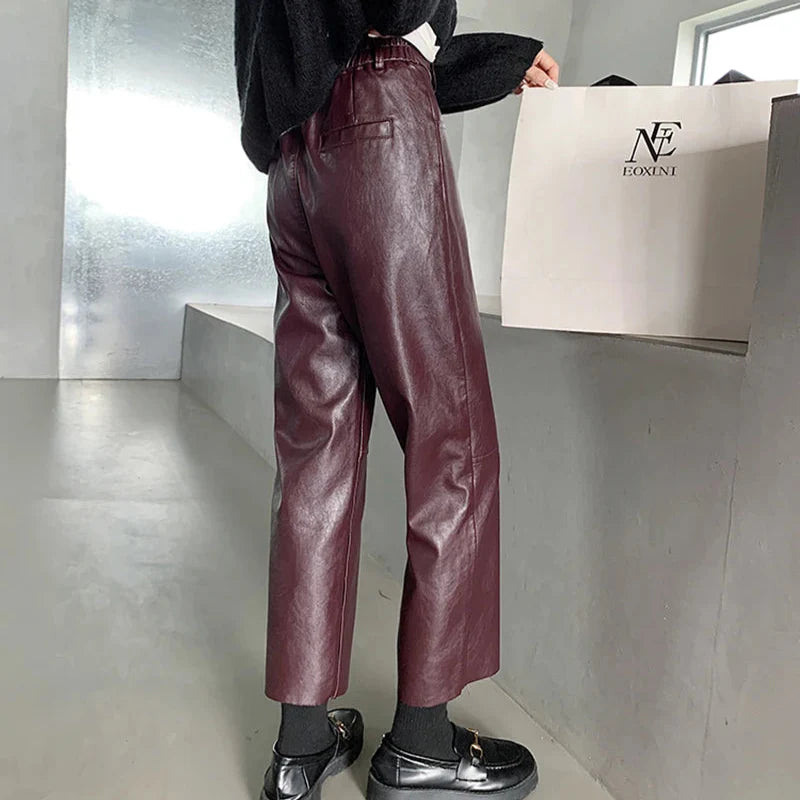 ByCamila Bootcut Leather Pants