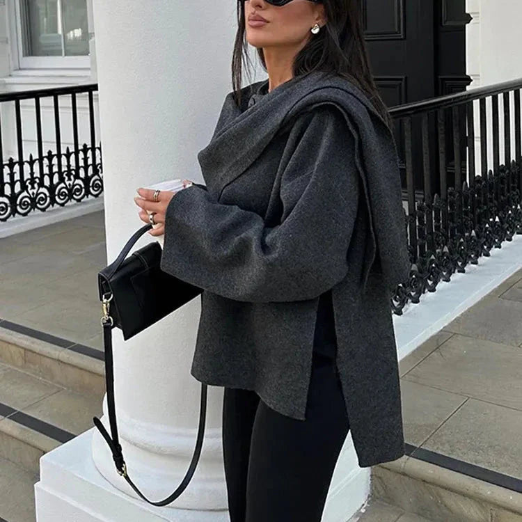 ByCamila Scarf Collar Coat