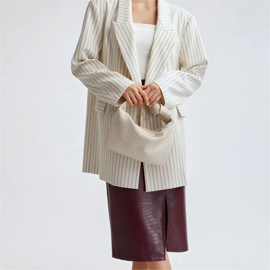 ByCamila Woven Knot Handbag