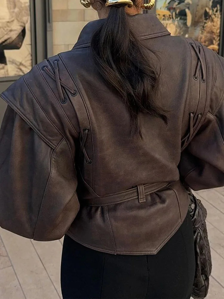 ByCamila Tailored Faux Leather Jacket