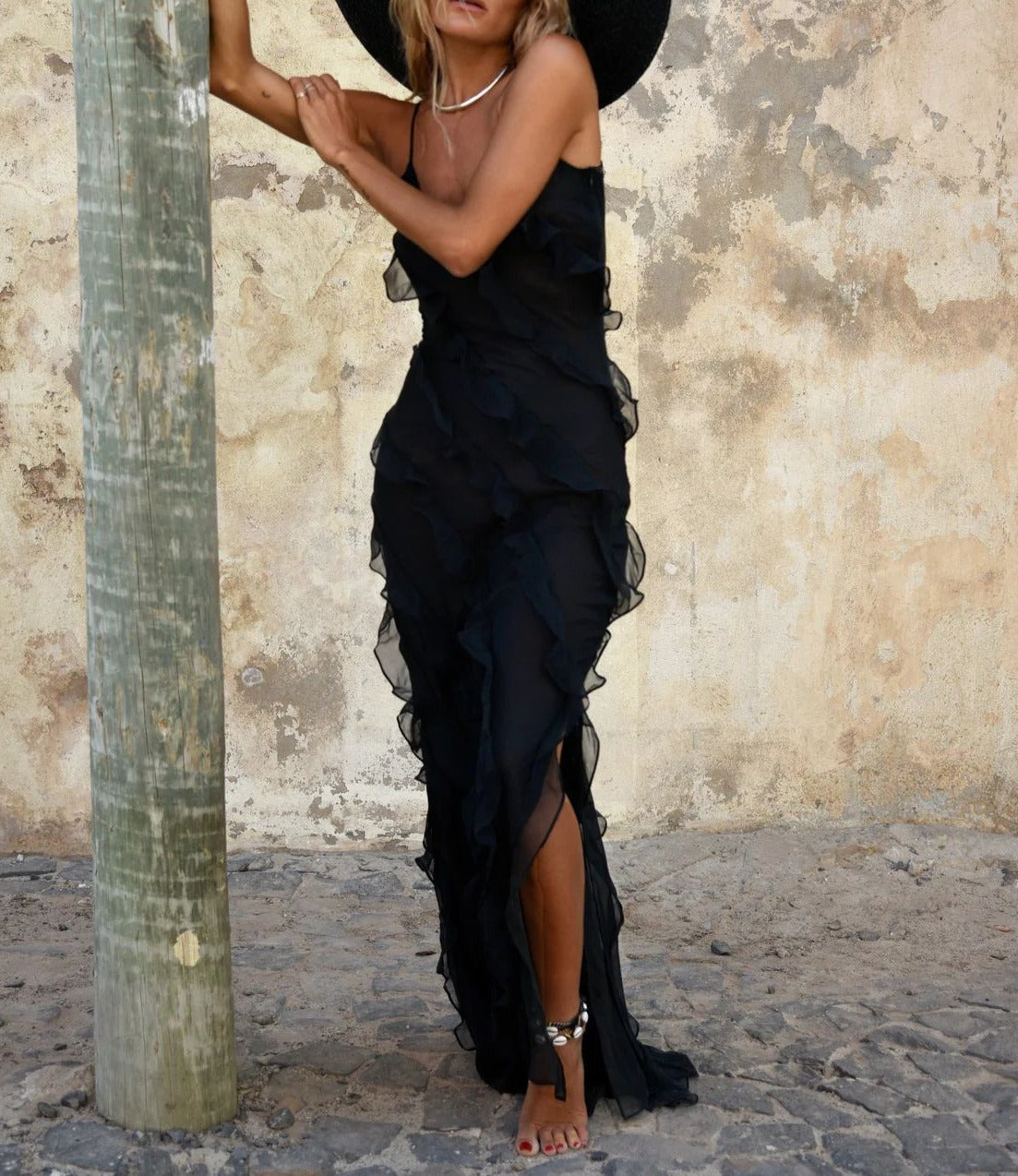 ByCamila Ruffled Maxi Dress