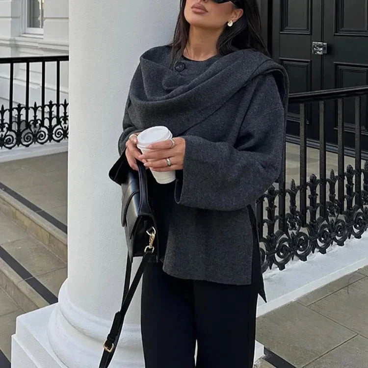 ByCamila Scarf Collar Coat