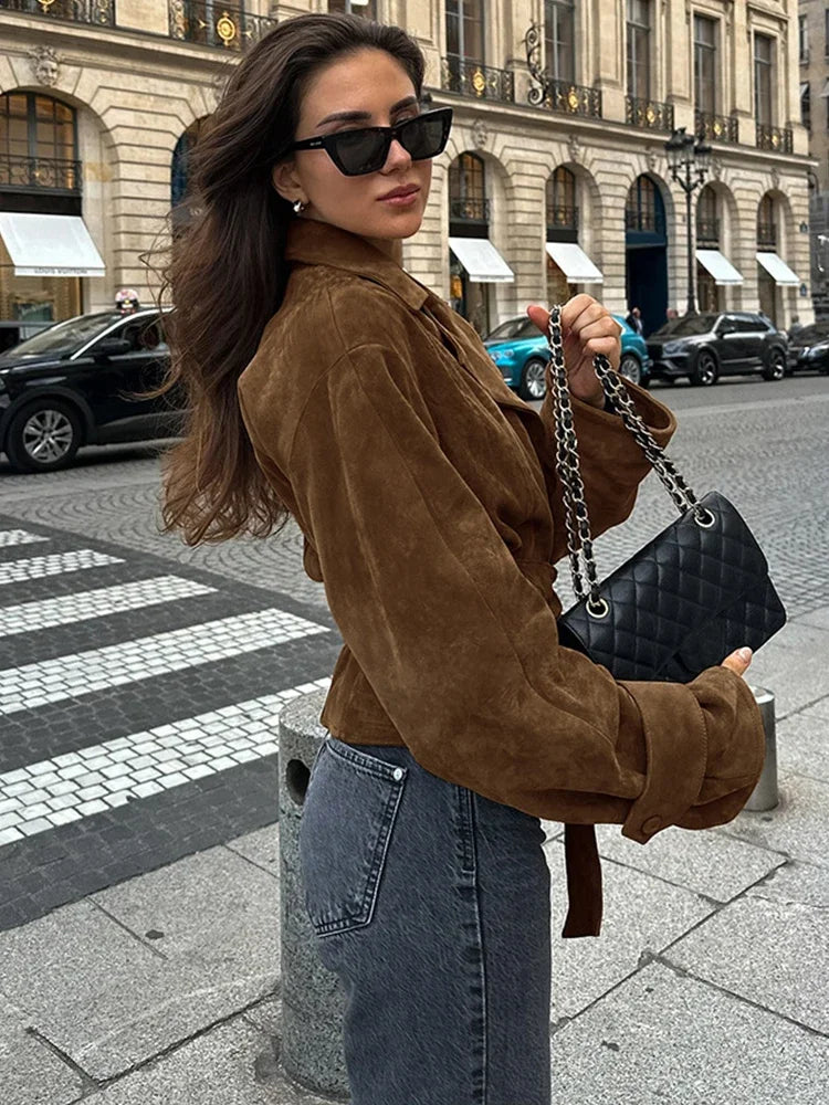 ByCamila Tailored Suede Jacket