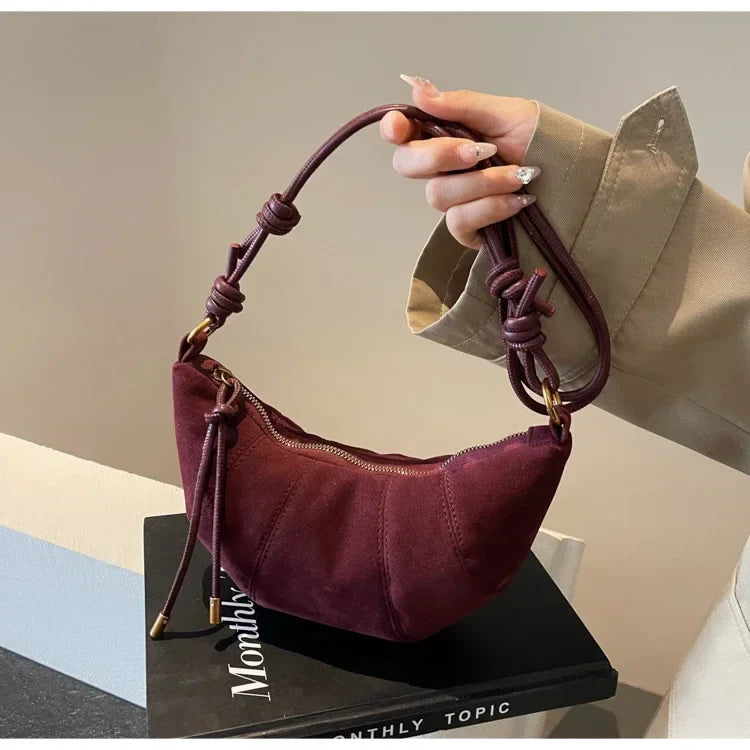 ByCamila Velvet Shoulder Bag