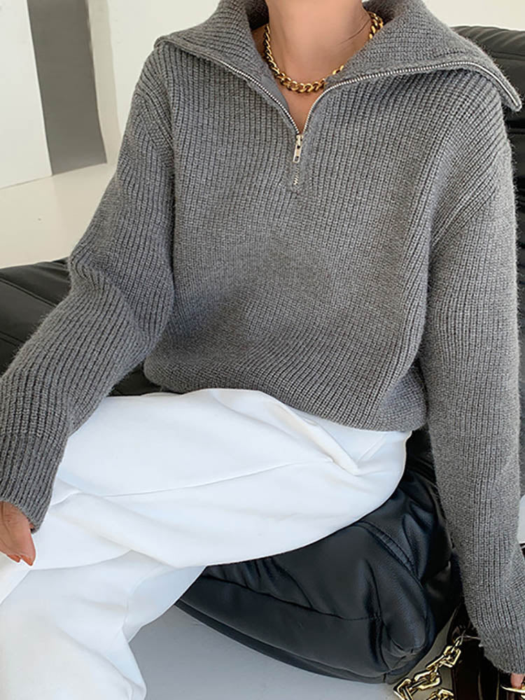 ByCamila Zipper Sweater