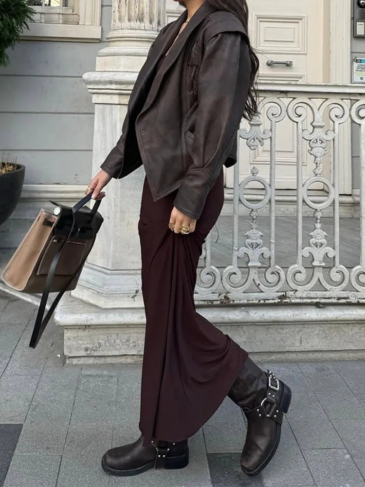 ByCamila Tailored Faux Leather Jacket