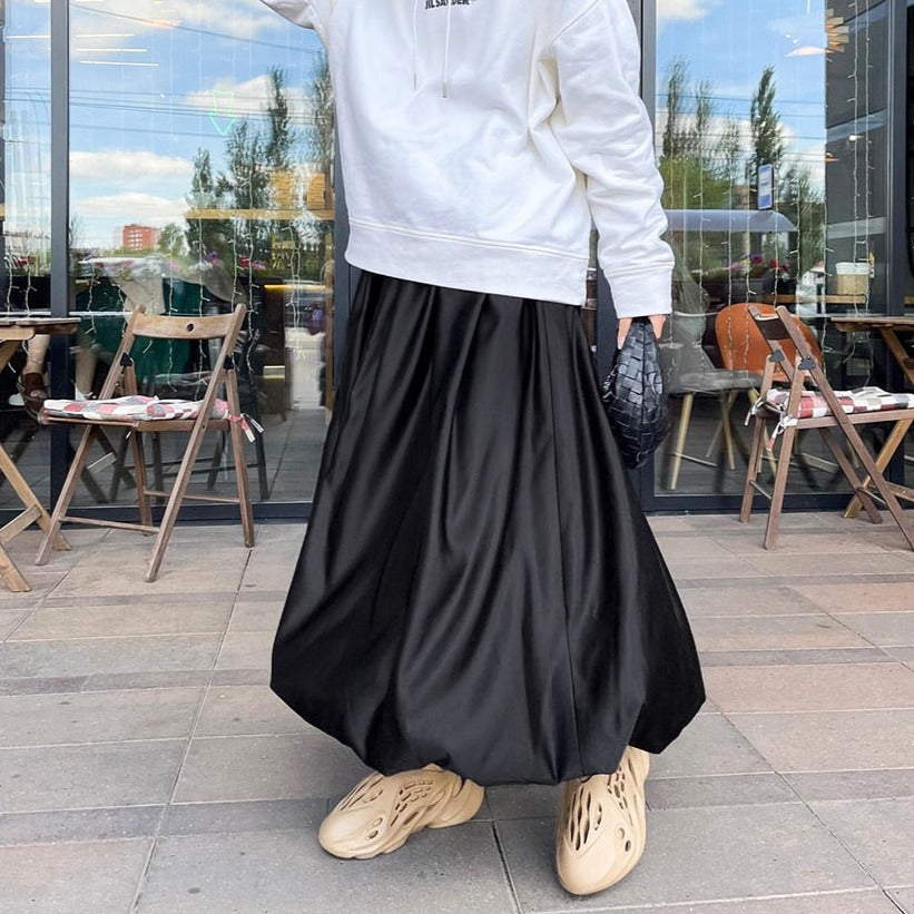 ByCamila Puff Midi Skirt