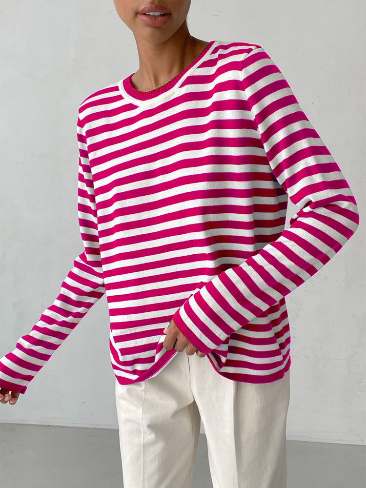 ByCamila Striped Shirt Sweater