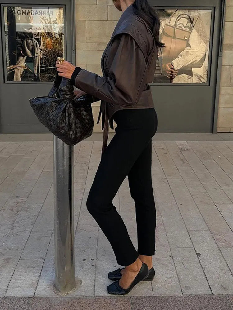 ByCamila Tailored Faux Leather Jacket