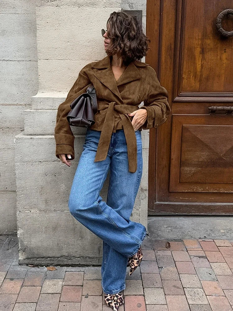 ByCamila Tailored Suede Jacket