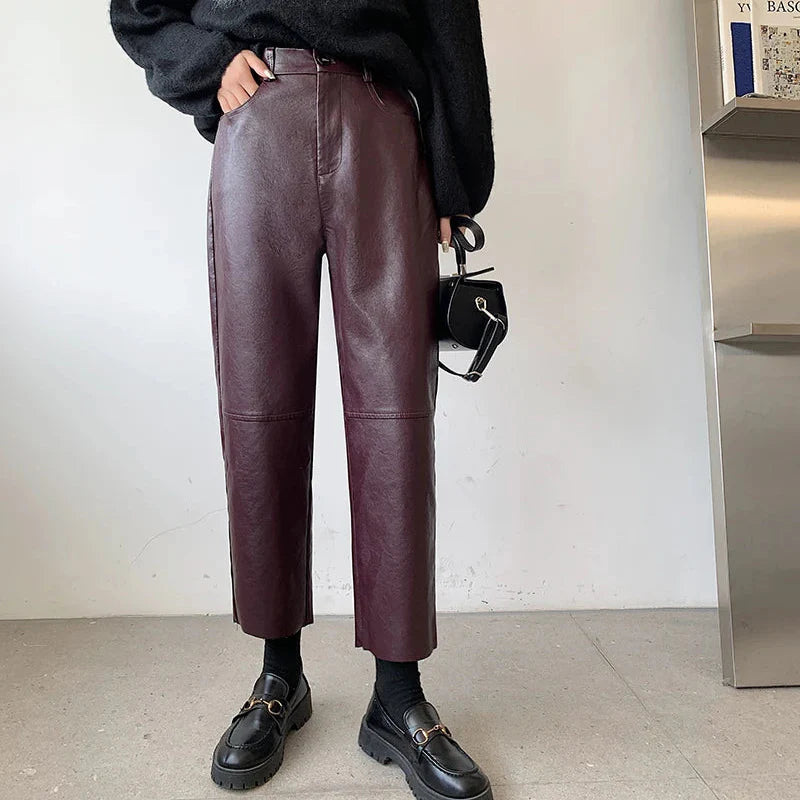 ByCamila Bootcut Leather Pants