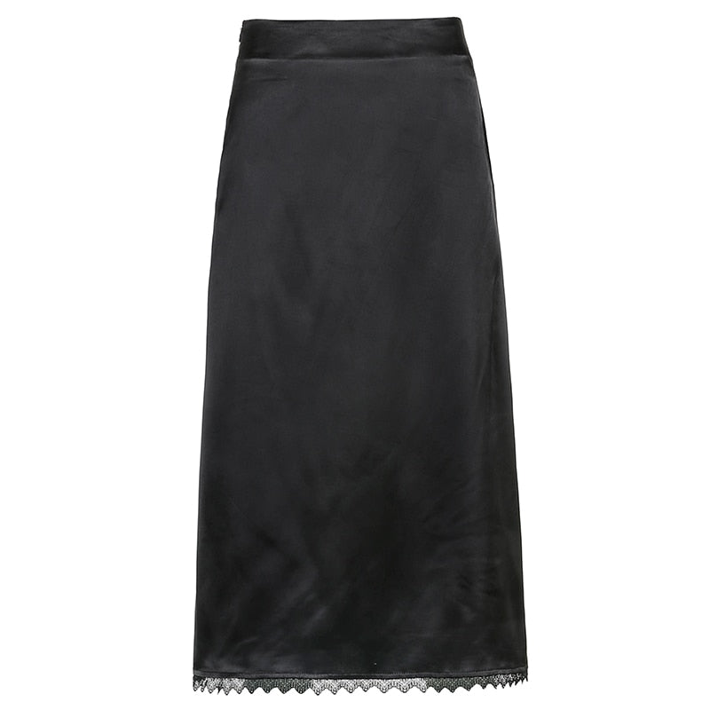 ByCamila Satin Lace Skirt
