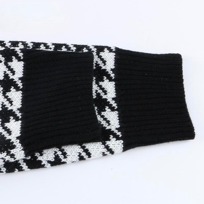 By Camila Pied de poule Sweater