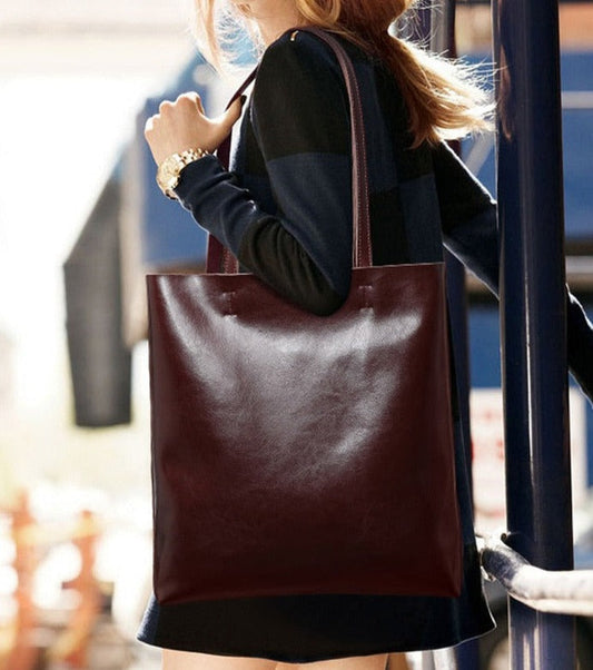 ByCamila Wide Leather Bag