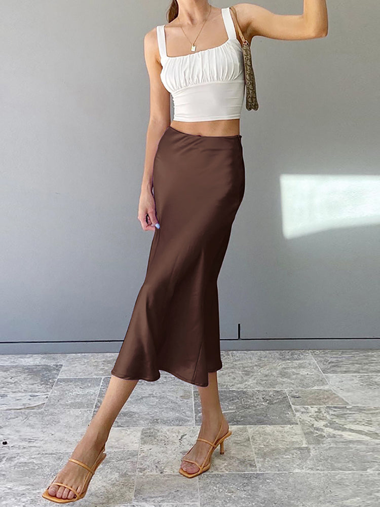 ByCamila Satin Skirt