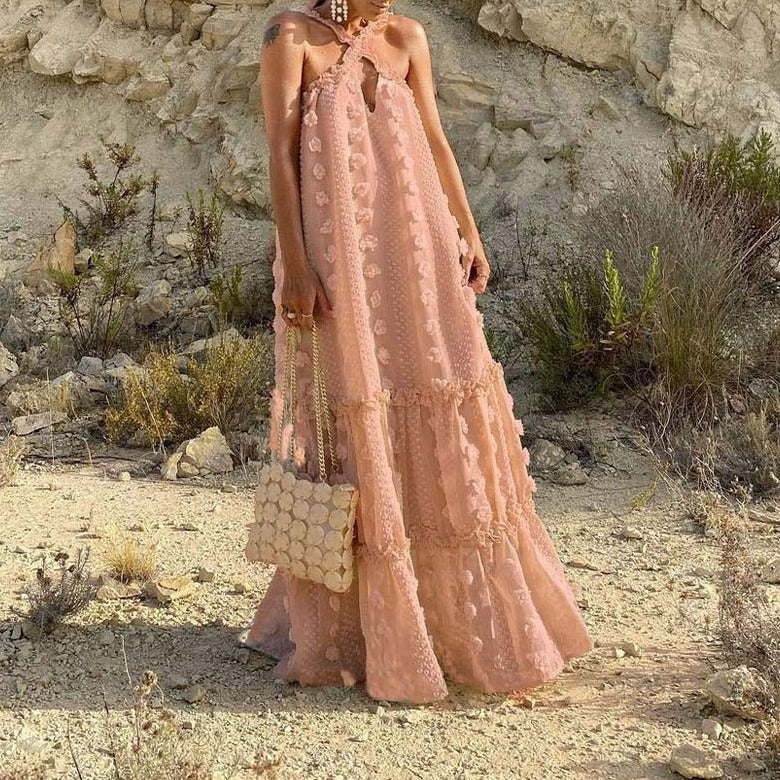 ByCamila Pom Pom Maxi Dress