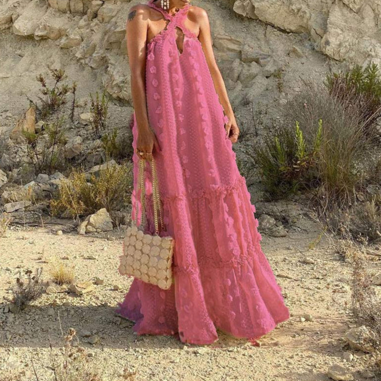 ByCamila Pom Pom Maxi Dress