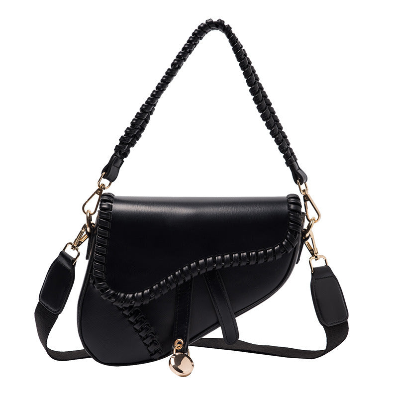 ByCamila Braid Leather Shoulder Bag